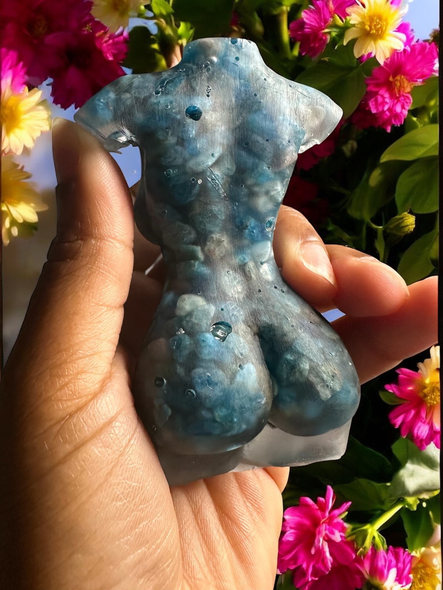 Blue Apatite Goddess Body