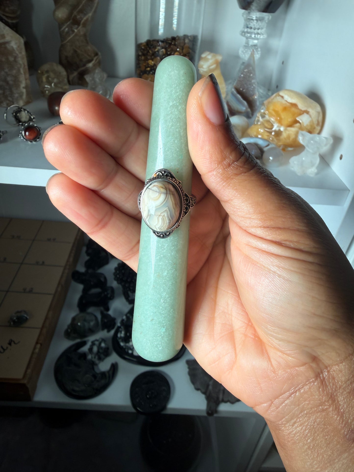 Mexican Lace Agate Ring