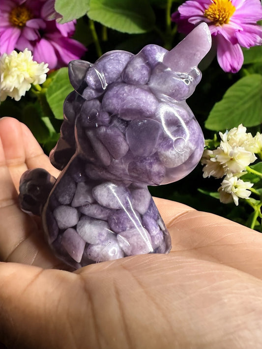 Lepidolite Unicorn