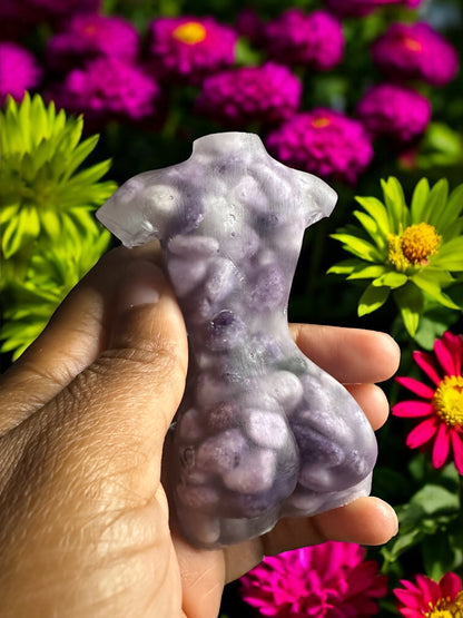 Lepidolite Goddess Body