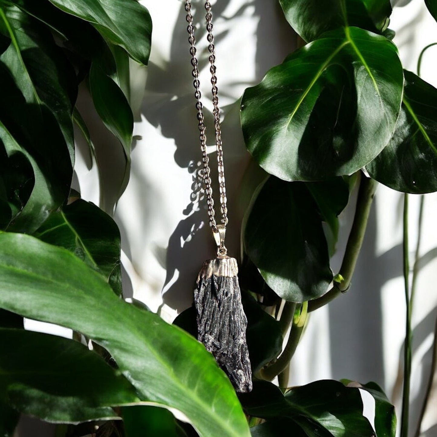 Black Kyanite Necklace