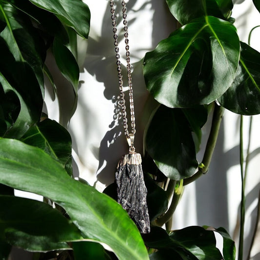 Black Kyanite Necklace