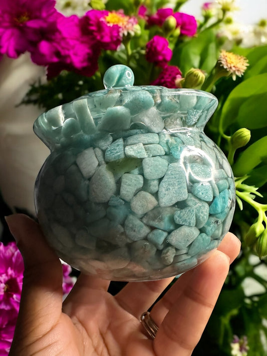 Amazonite Jar