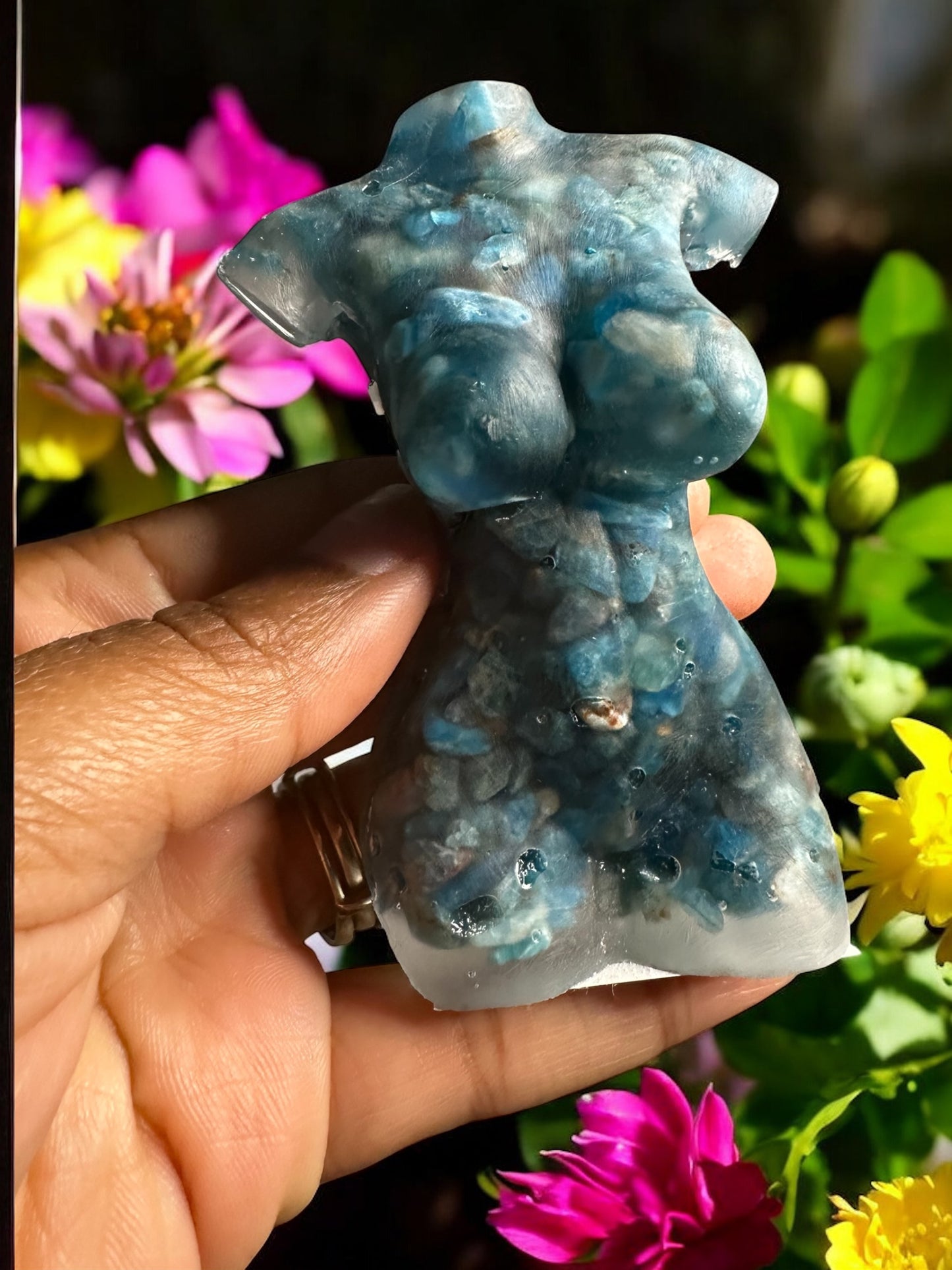 Blue Apatite Goddess Body