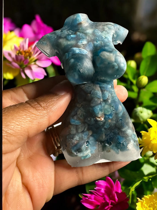 Blue Apatite Goddess Body