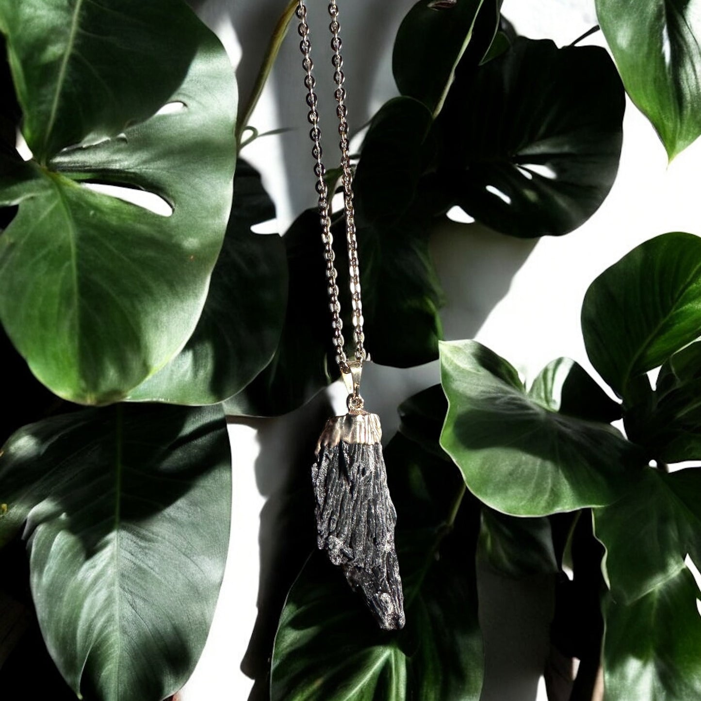 Black Kyanite Necklace