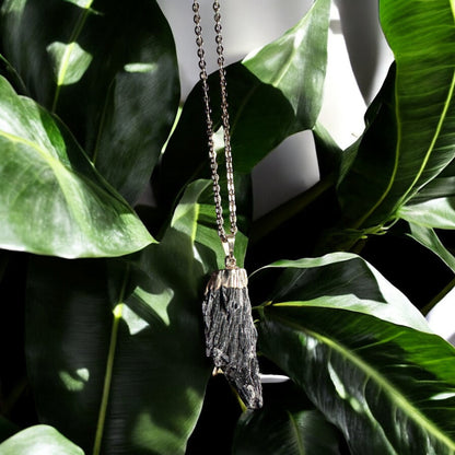 Black Kyanite Necklace
