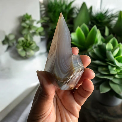 Druzy Agate Flame