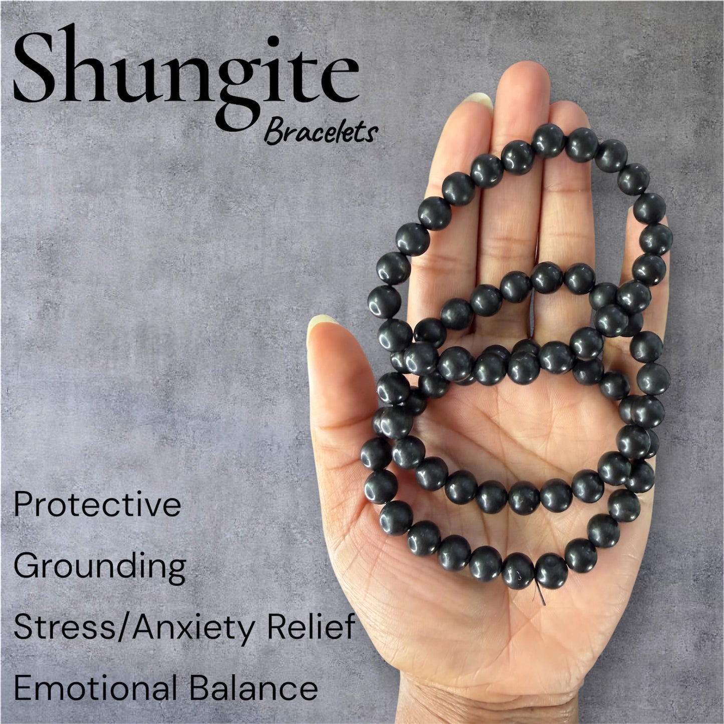 Shungite Bracelet 8mm