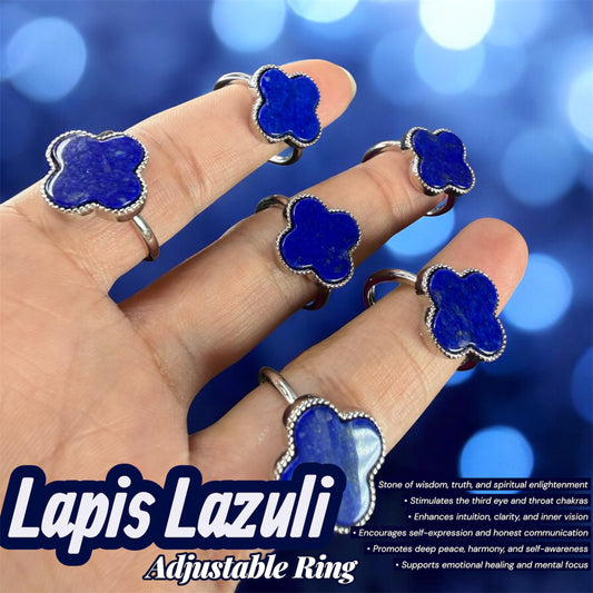Lapis Lazuli Adjustable Ring